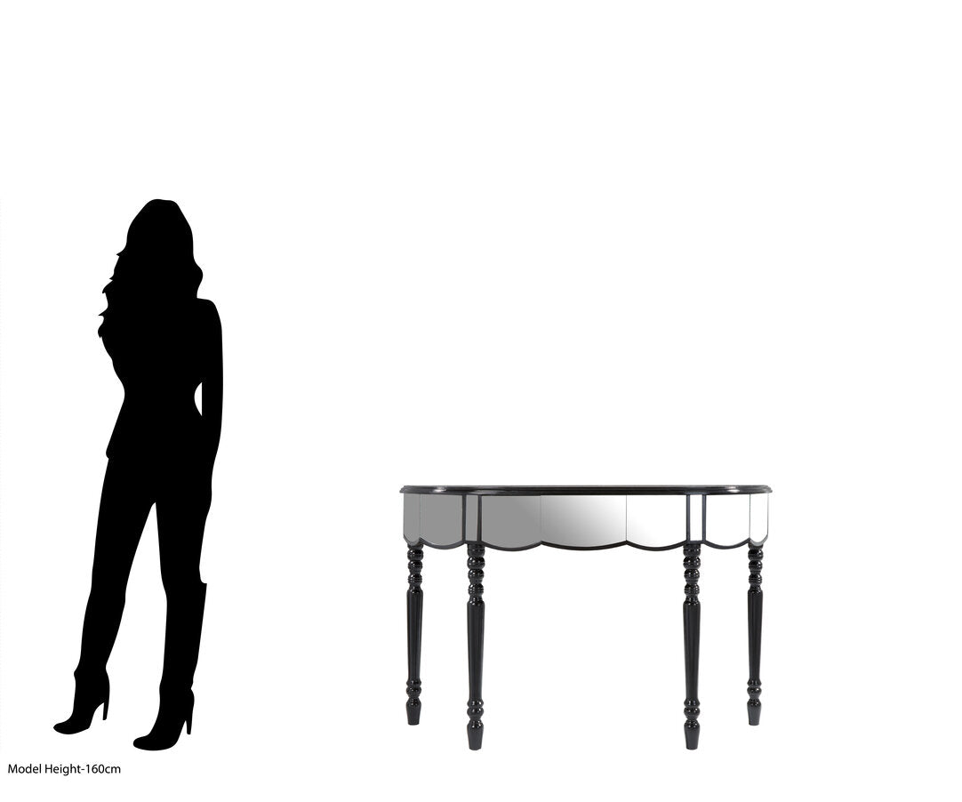 Milan Mirrored Console Table