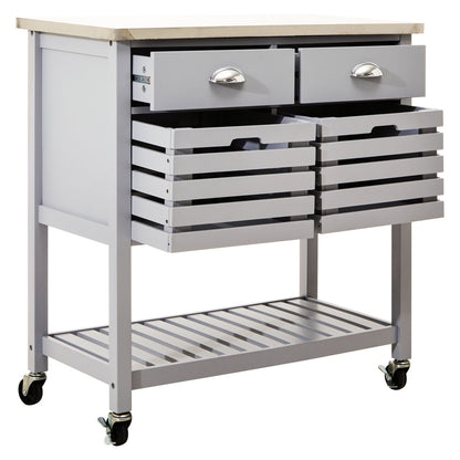 Vienna Grey Kitchen Trolley