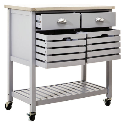 Vienna Kitchen Trolley Grey 