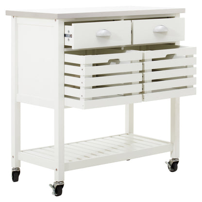 Vienna Cream Kitchen Trolley
