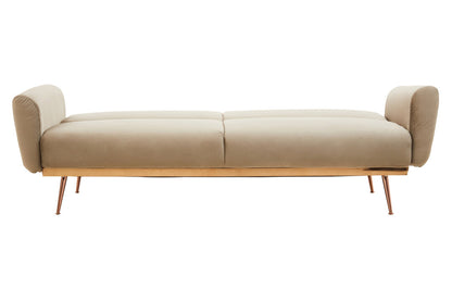 York Mink Velvet Sofa Bed