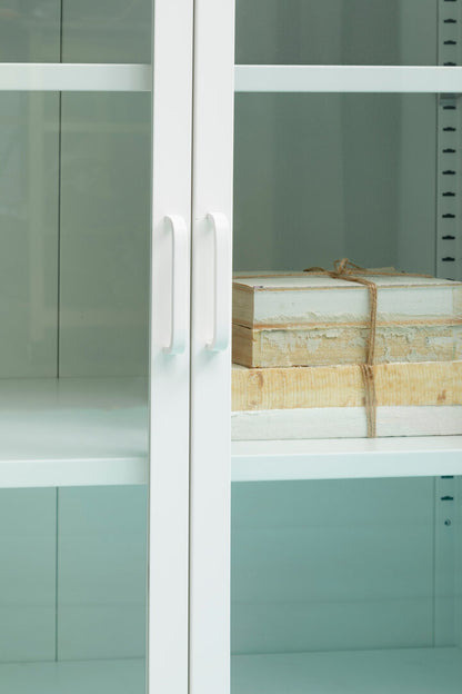 Cambridge Two Door White Metal Cabinet