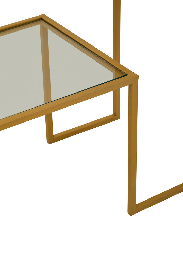 Notting Gold Finish Console Table