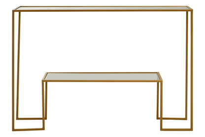 Notting Gold Finish Console Table