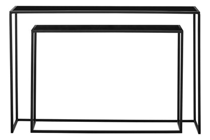 Notting Set Of Two Black Console Tables