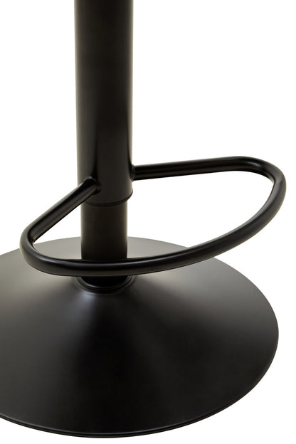 Balmoral High Back White Leather Effect Bar Chair