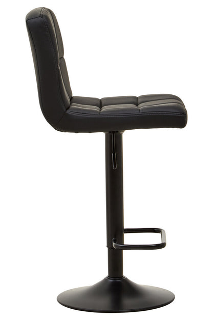 Balmoral Faux Leather Bar Chair Black 