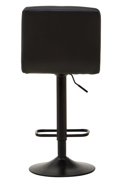 Balmoral Black Faux Leather Bar Chair