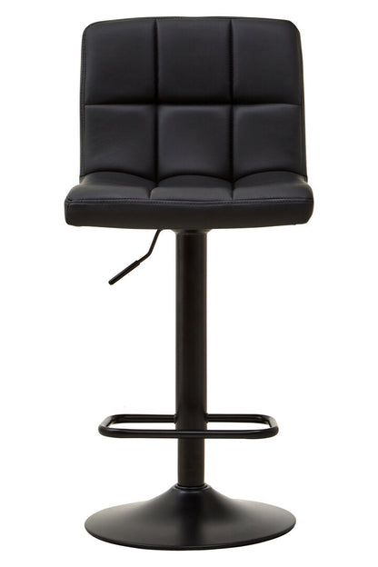 Balmoral Faux Leather Bar Chair Black 