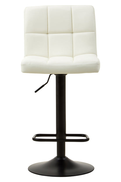 Balmoral White Faux Leather Bar Chair