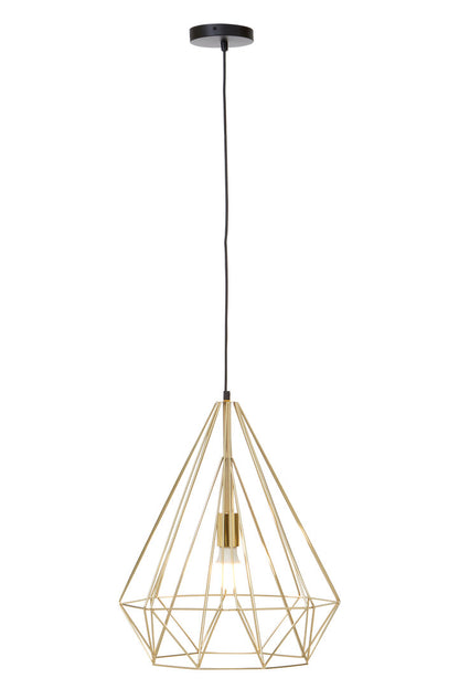 Norwich Champagne Gold Conical Pendant light