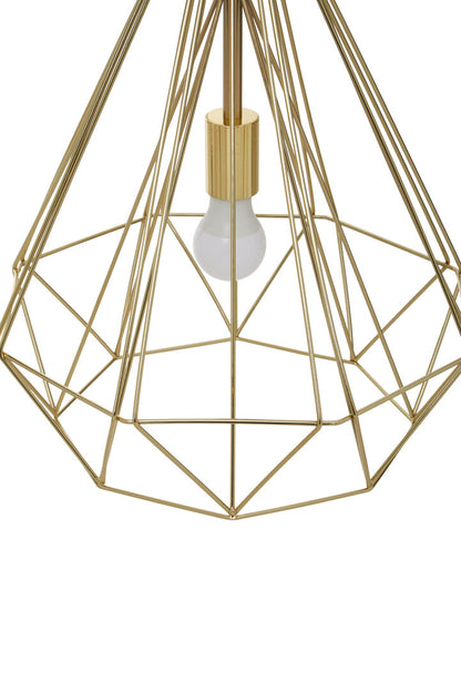 Norwich Champagne Gold Conical Pendant light