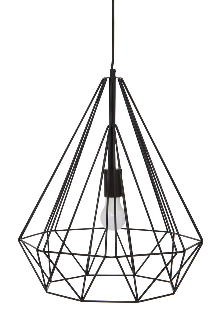 Norwich Black Conical Pendant light