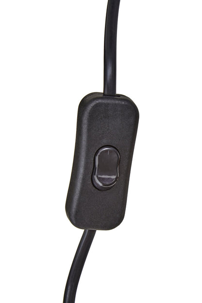 Siena Two Light Silver and Black Marble Table Lamp