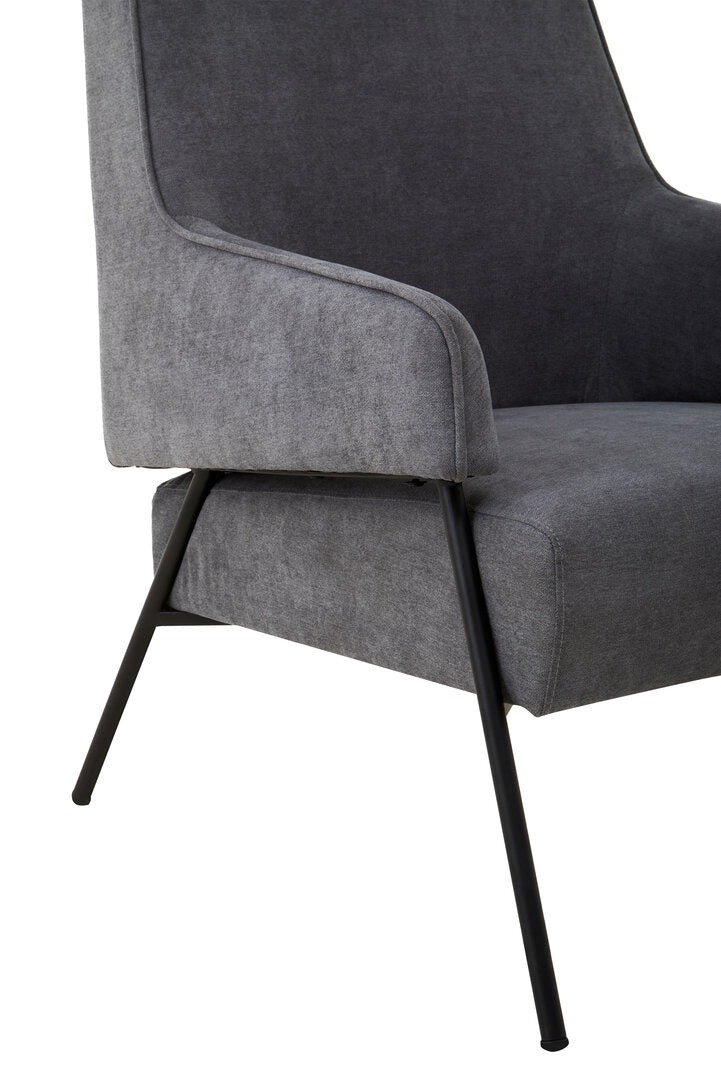 York Ash Velvet Chair