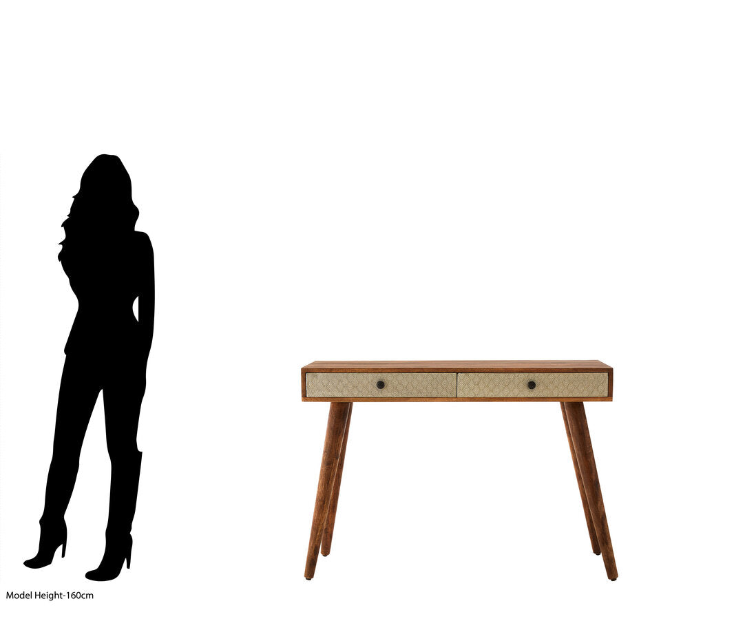 Cordoba 2 Drawer Acacia Wood Console Table