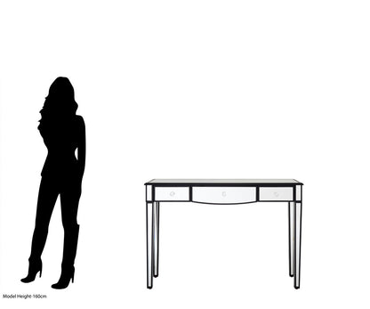 Oxford 3 Drawer Console Table With Mirror Frame