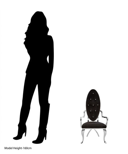 Porto Silver Baroque Chair