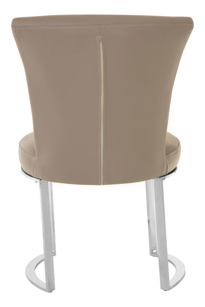 Notting Grey Faux Leather Dining Chair