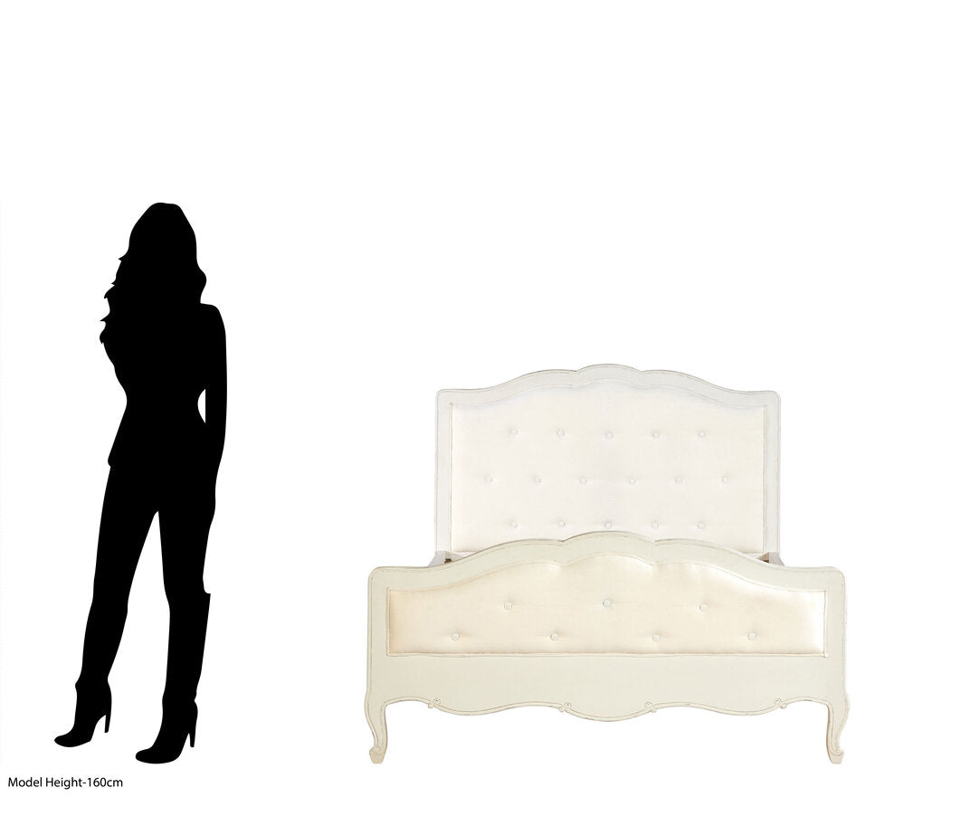 Stirling White Double Bed