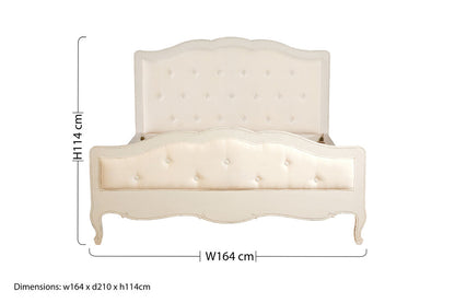 Stirling White Kingsize Bed