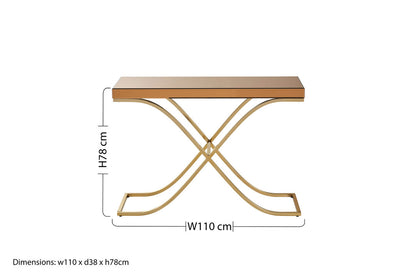 Vienna Townhouse Brown Console Table