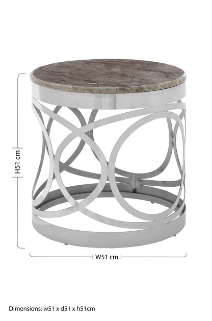 Seville Marble Side Table