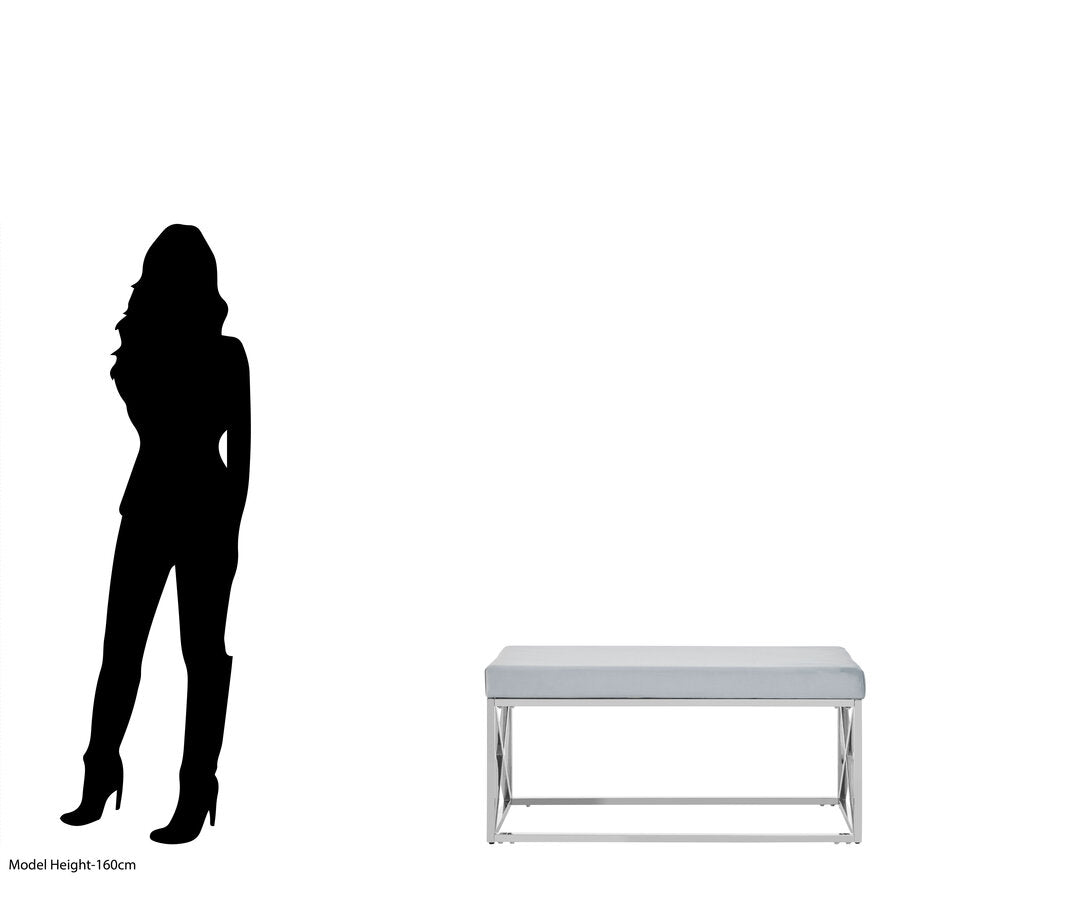 Aurora Powder Blue Bench