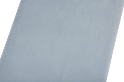 Aurora Powder Blue Velvet And Gold Bench