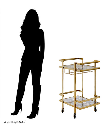 Loxley Drinks Trolley in Agate