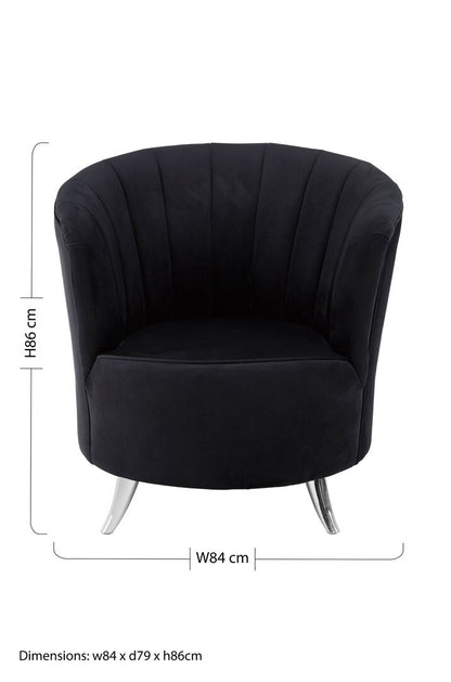 Chelsea Black Tub Chair
