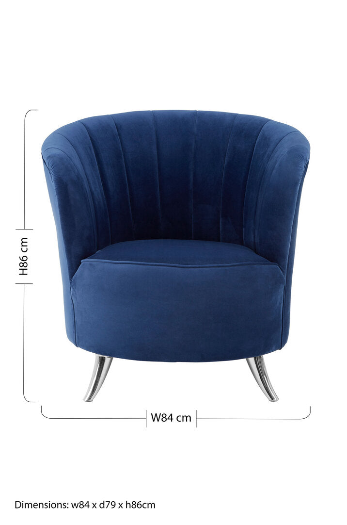 Chelsea Blue Tub Chair