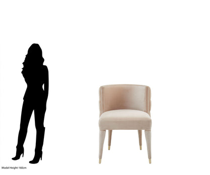 Regent Beige Tufted Backrest Chair