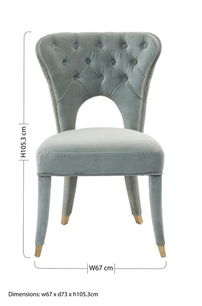 Regent Blue Feature Chair