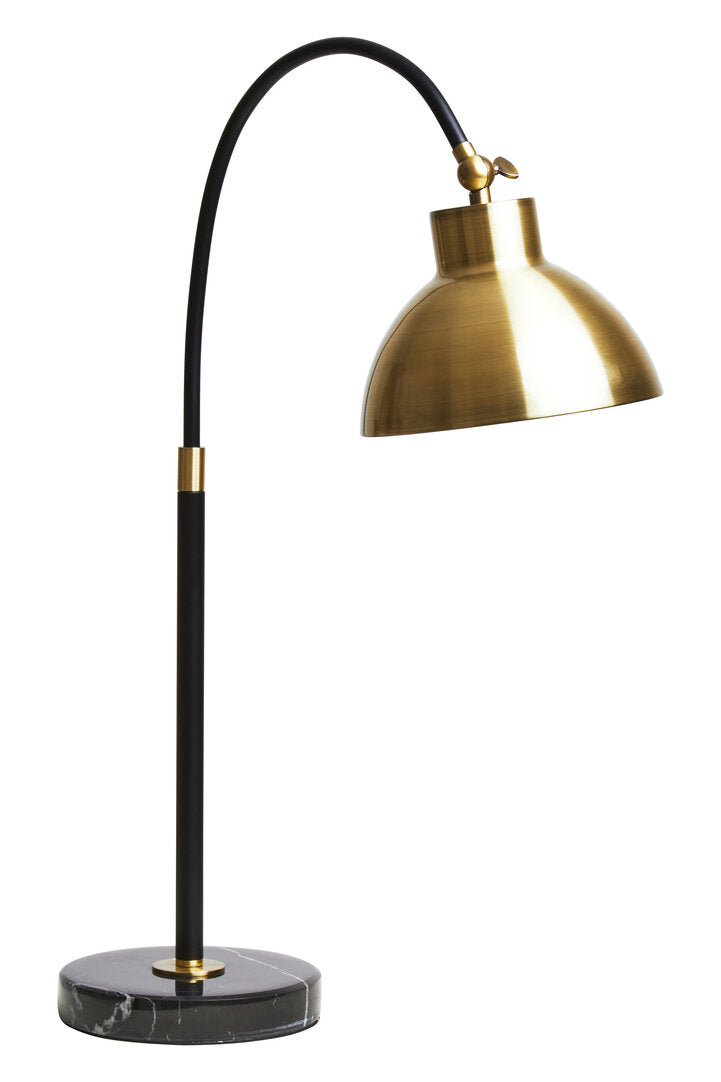 Oxford Gold Finish Metal Shade Table Lamp
