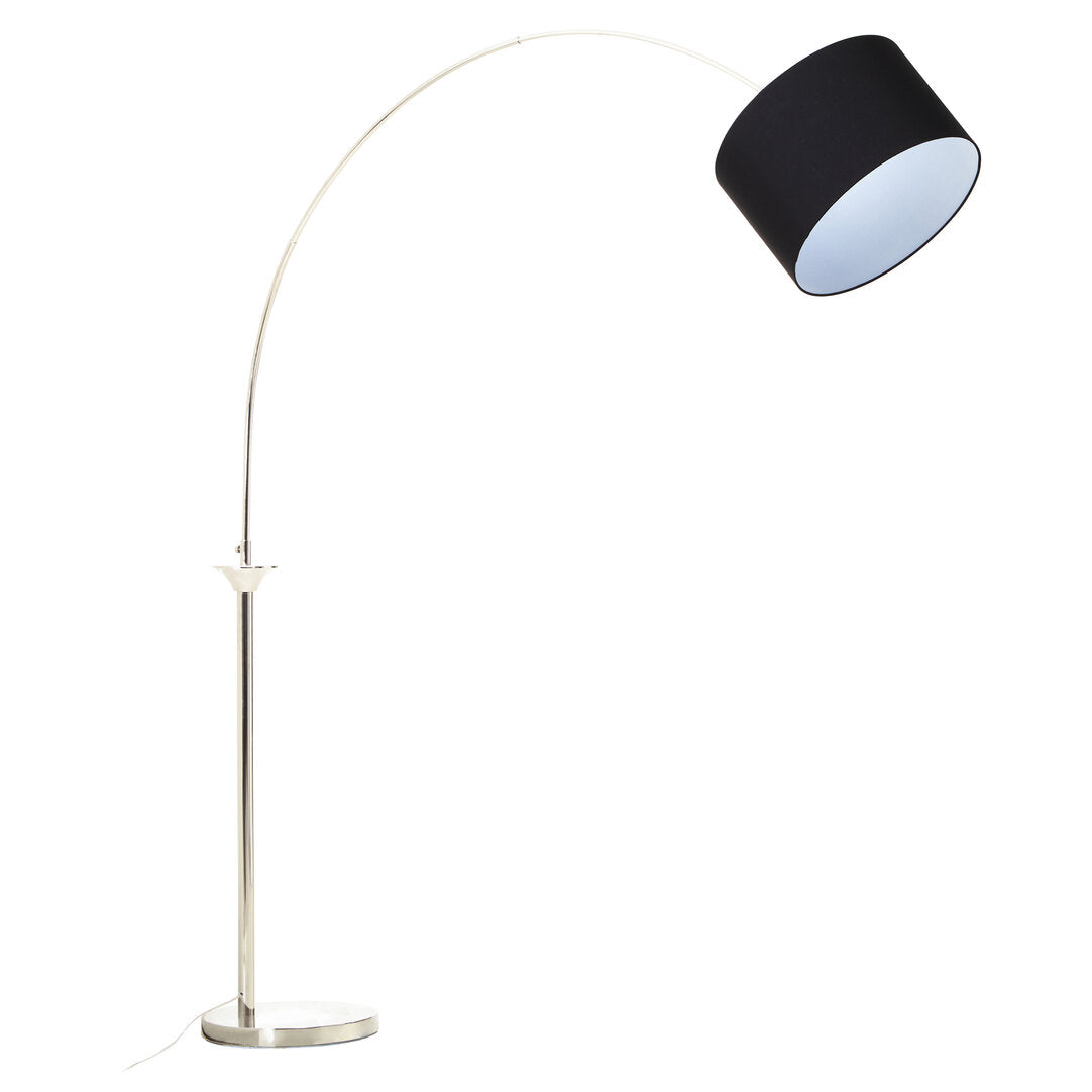 Madison Satin Nickel Finish Metal Floor Lamp
