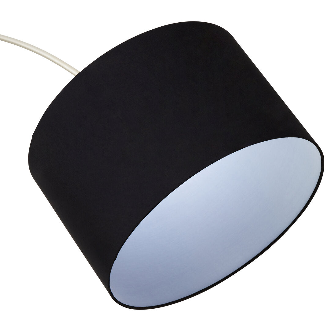 Madison Satin Nickel Finish Metal Floor Lamp