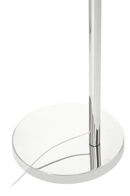 Madison Satin Nickel Finish Metal Floor Lamp