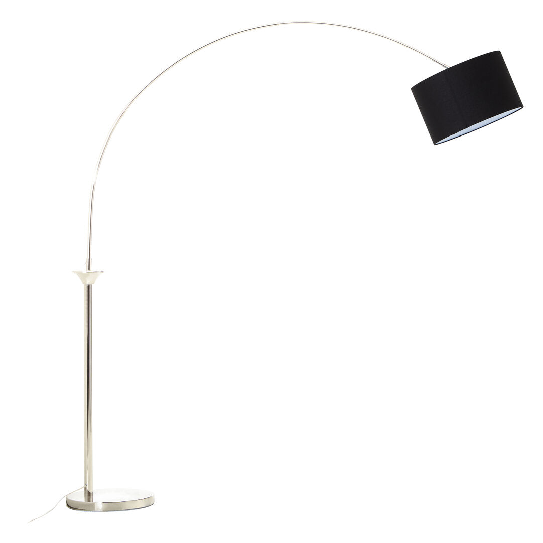 Madison Satin Nickel Finish Metal Floor Lamp