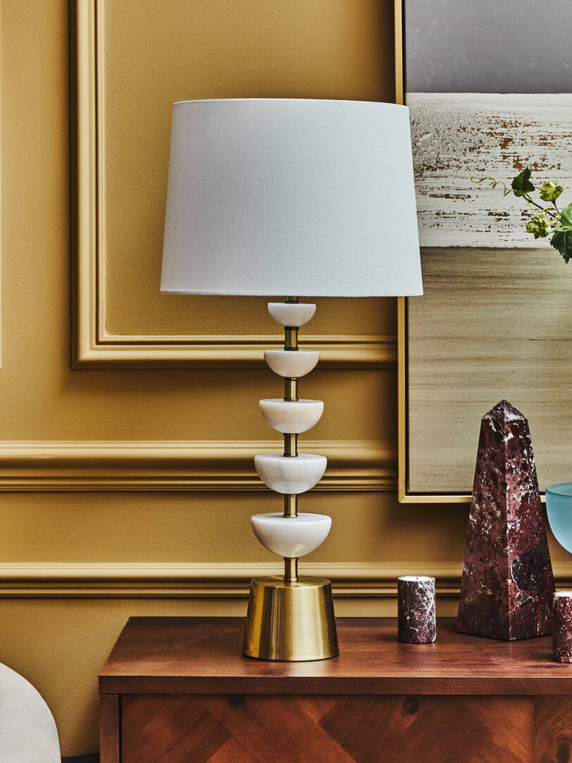 Brooklyn White Table Lamp