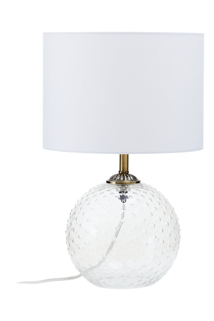 Hudson Clear Glass Table Lamp