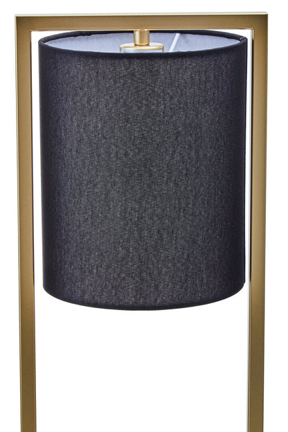 Soho Black Shade With Gold Finish Metal Frame Table Lamp