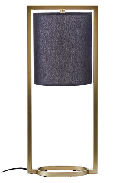 Soho Black Shade With Gold Finish Metal Frame Table Lamp