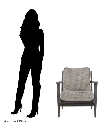 Capri Black Armchair