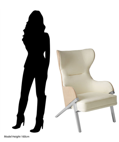 Richmond White Fabric Chair