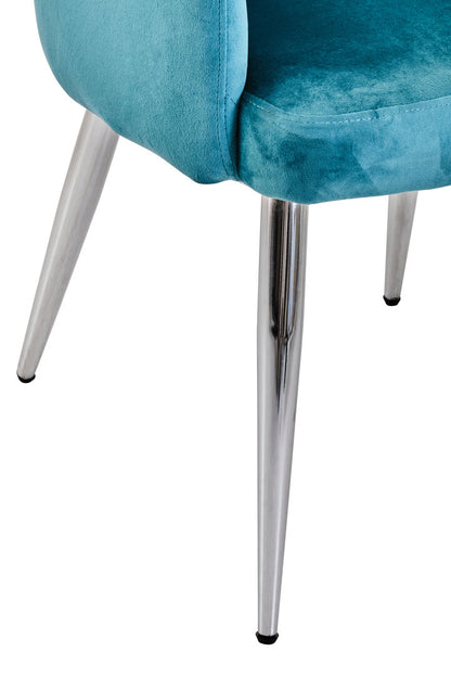 Devon Light Blue Splayed Dining Chair