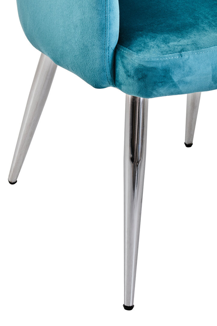 Devon Light Blue Splayed Dining Chair