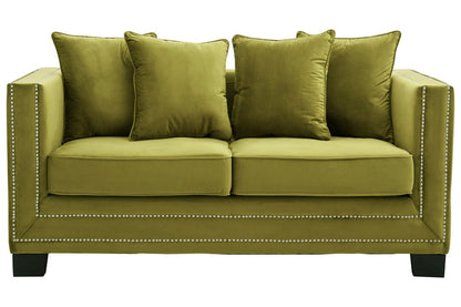 Kensington 2 Seat Moss Velvet Sofa