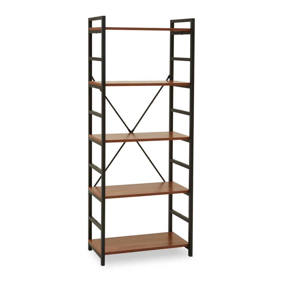 Edale 5 Tier Wood Finish Shelf Unit