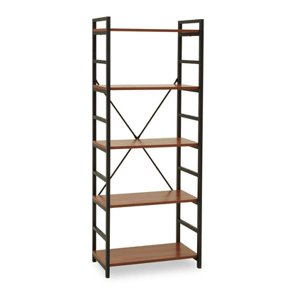 Edale 5 Tier Wood Finish Shelf Unit